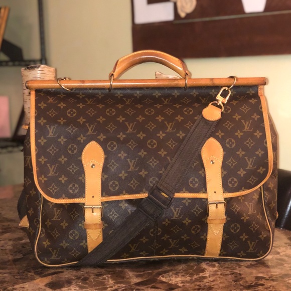 AUTH Louis Vuitton Sac Chasse AMAZING VINTAGE XLNT - Picture 2 of 8